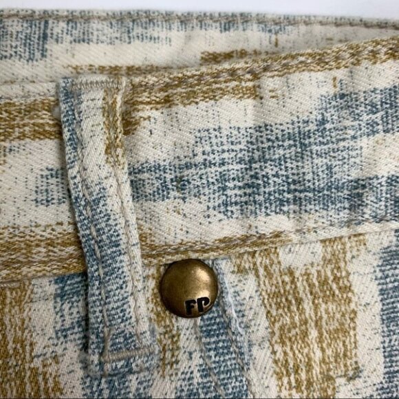 Free People Ikat Cropped skinny jeans Size 29 - Picture 8 of 9